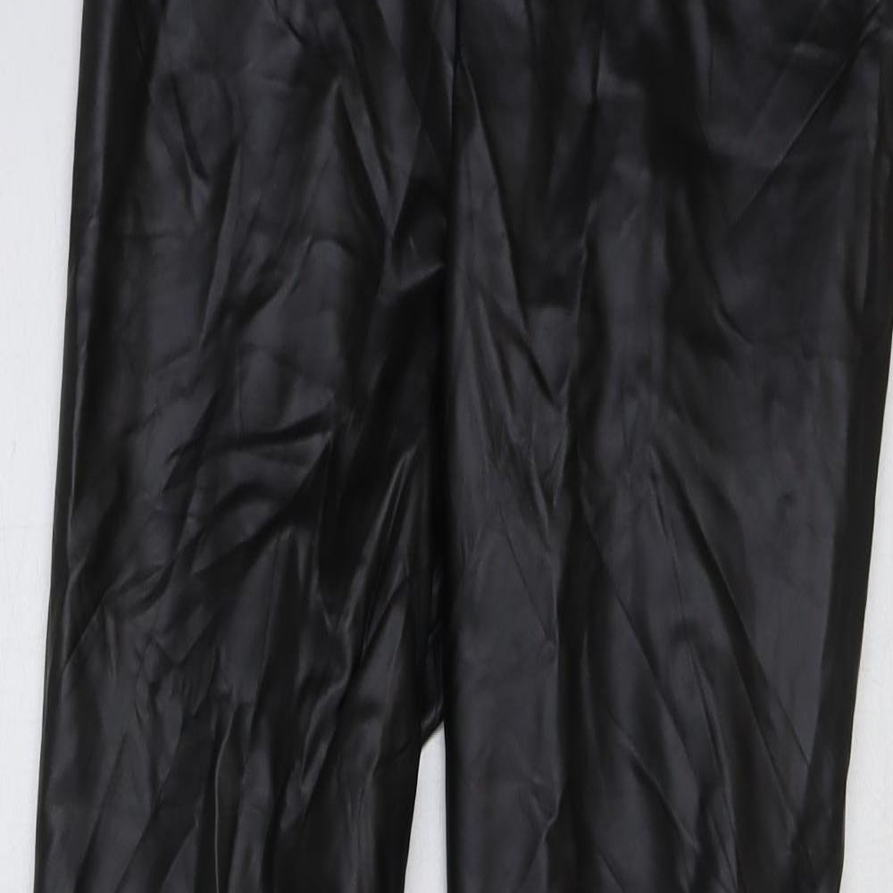 everbellus Womens Black Polyester Jegging Leggings Size L L29 in