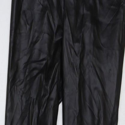 everbellus Womens Black Polyester Jegging Leggings Size L L29 in
