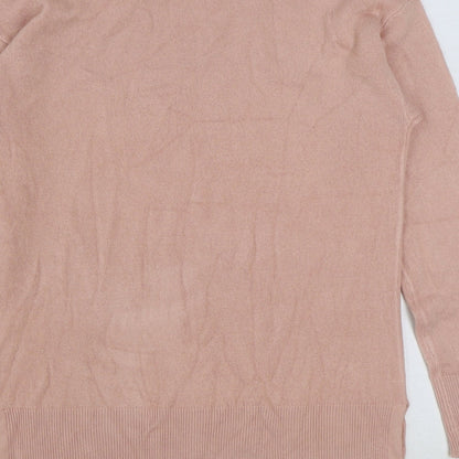 Womens UK Size 8 Matalan Pink Pullover Jumper
