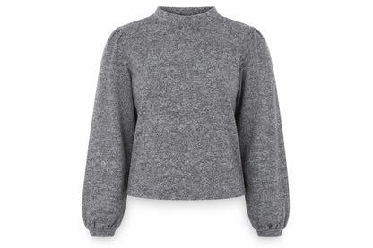 New Look Womens Grey Polyester Pullover Sweatshirt Size M Pullover