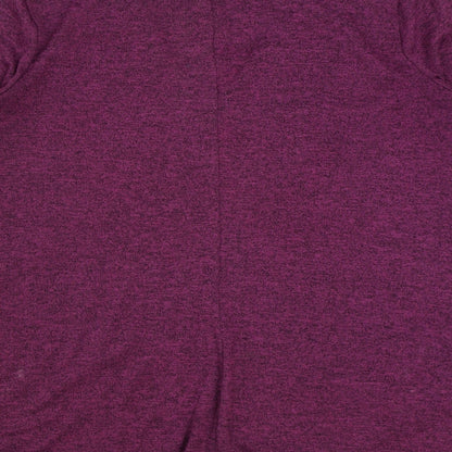 Womens UK Size 18 Grace Purple Basic T-Shirt
