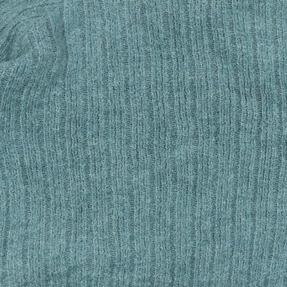 George Womens Green High Neck Polyester Pullover Jumper Size M