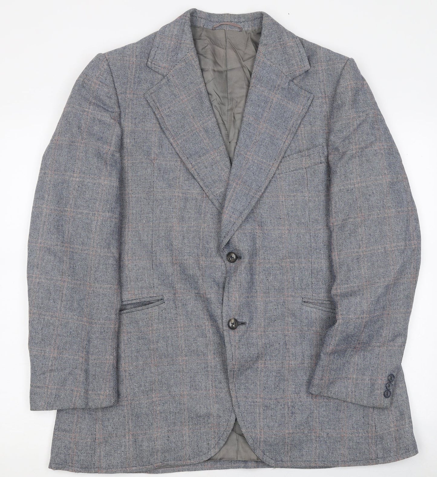 Mens UK Size L John Collins Blue Jacket