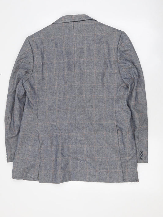 Mens UK Size L John Collins Blue Jacket