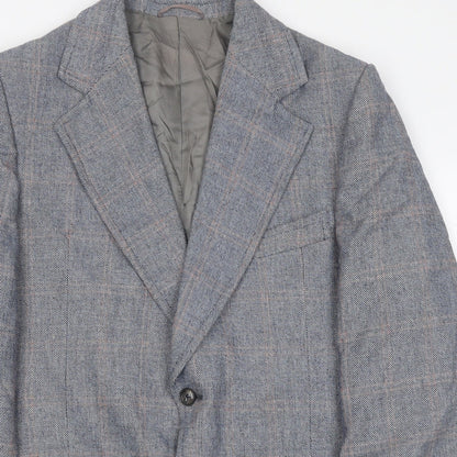 Mens UK Size L John Collins Blue Jacket