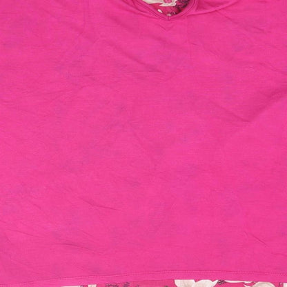 Womens UK Size M Oasis Pink Basic T-Shirt
