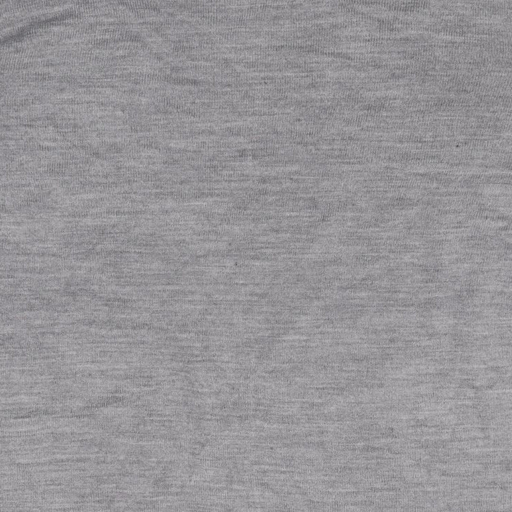 Primark Womens Grey Round Neck Polyester Pullover Jumper Size L