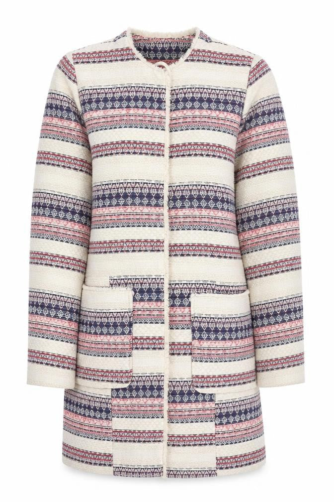 Womens UK Size 10 Papaya Multicoloured Jacket