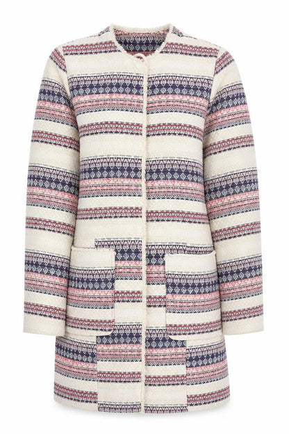 Womens UK Size 10 Papaya Multicoloured Jacket