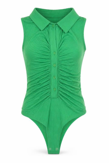 Womens UK Size M Select One-Piece Green Bodysuit