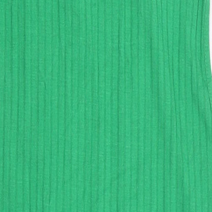 Select Womens Green Polyester Bodysuit One-Piece Size M Snap