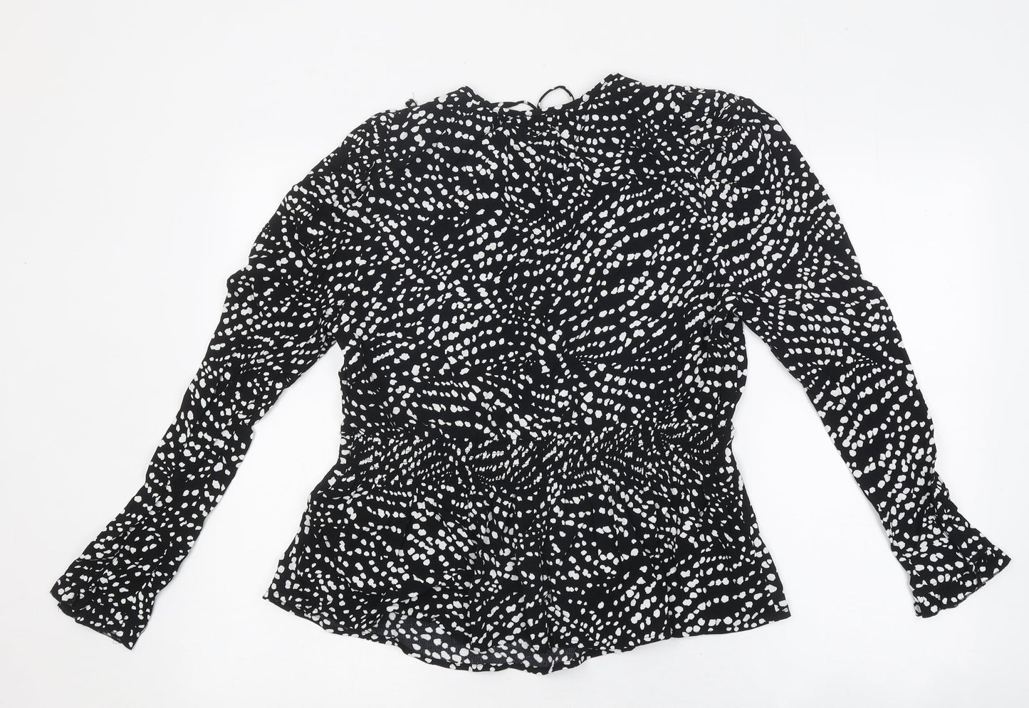 Womens UK Size 10 Marks and Spencer Black Basic Blouse