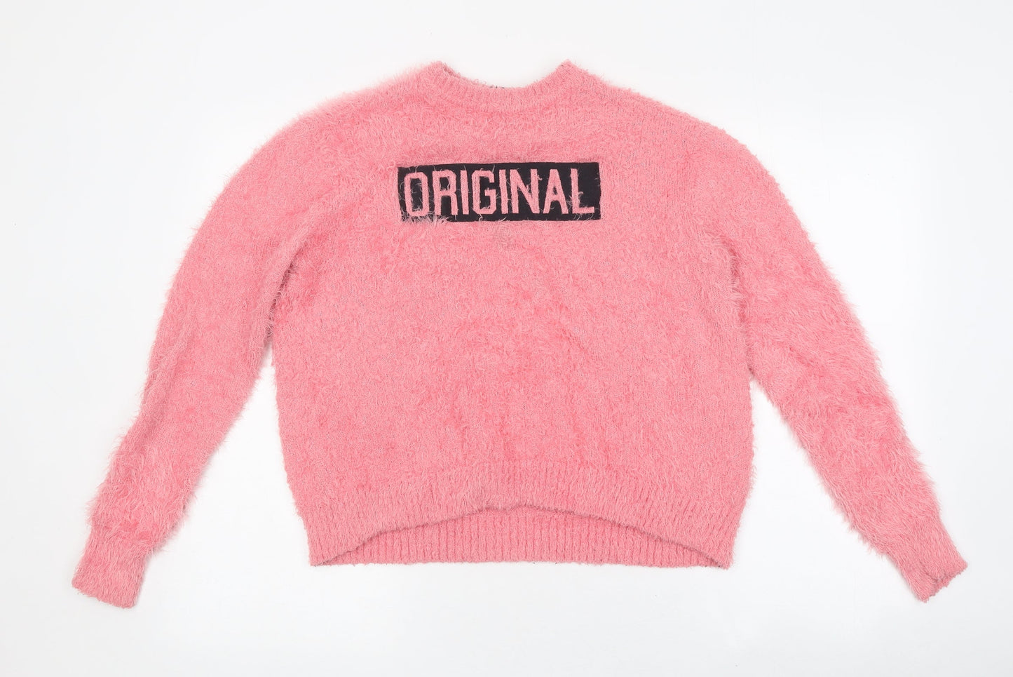 Womens UK Size M Marks and Spencer Pink Pullover Jumper