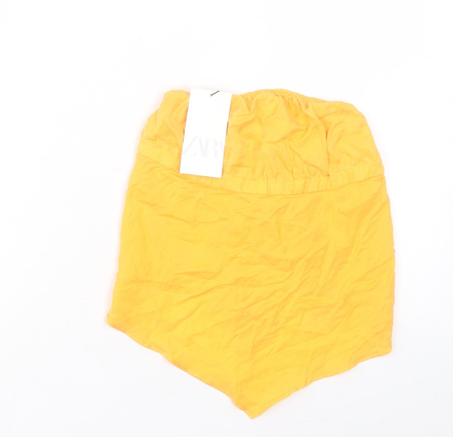 Womens UK Size XS Zara Orange Camisole Tank