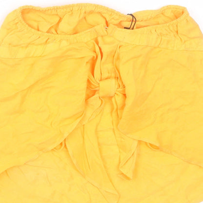Womens UK Size XS Zara Orange Camisole Tank