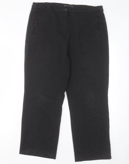Womens UK Size 14 Marks and Spencer Slim Fit  Grey Trousers