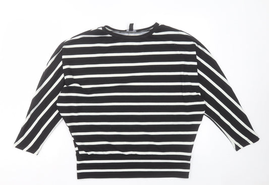 Womens UK Size S New Look Black Pullover Jumper