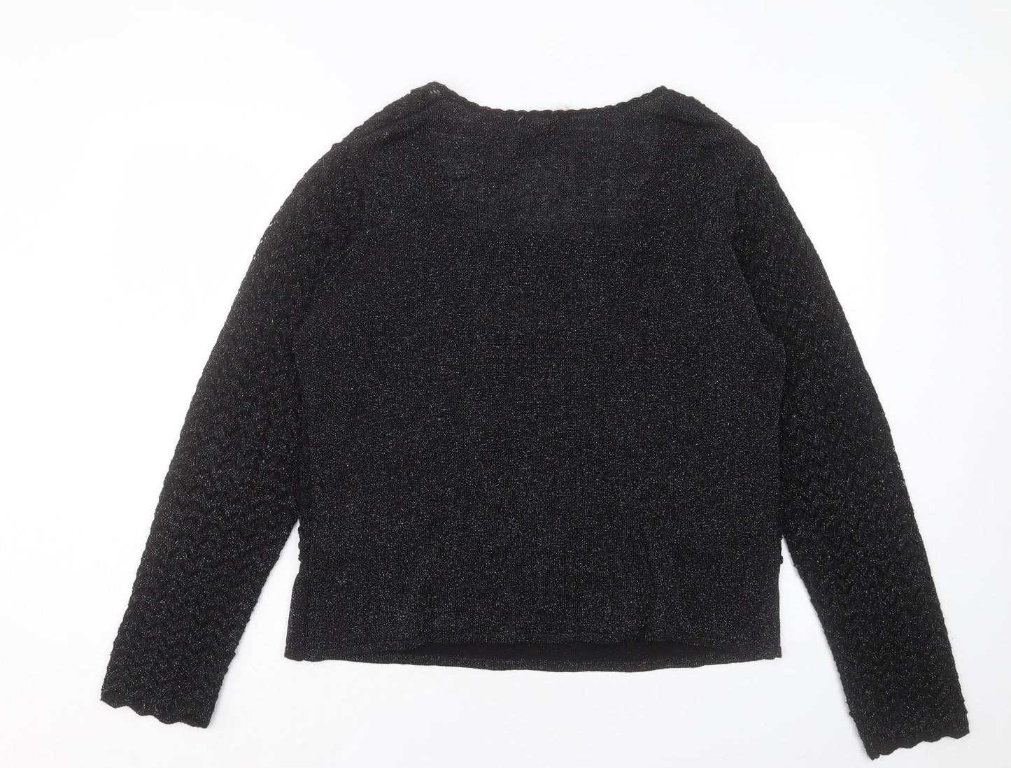 Womens UK Size L EWM Black Pullover Jumper