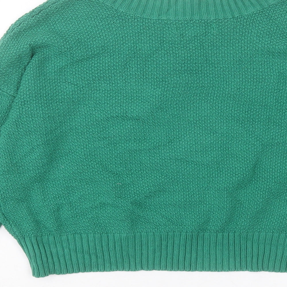 Womens UK Size 2XS American Eagle Green Pullover Jumper