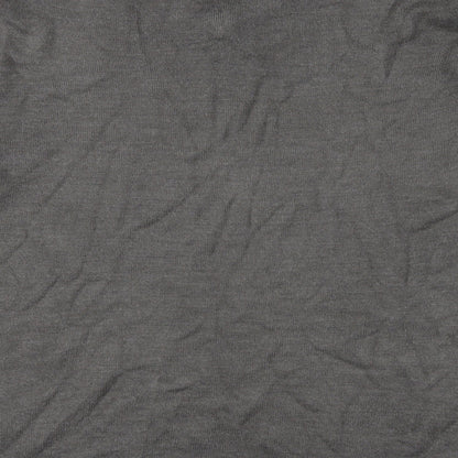 George Womens Grey V-Neck Acrylic Pullover Jumper Size L