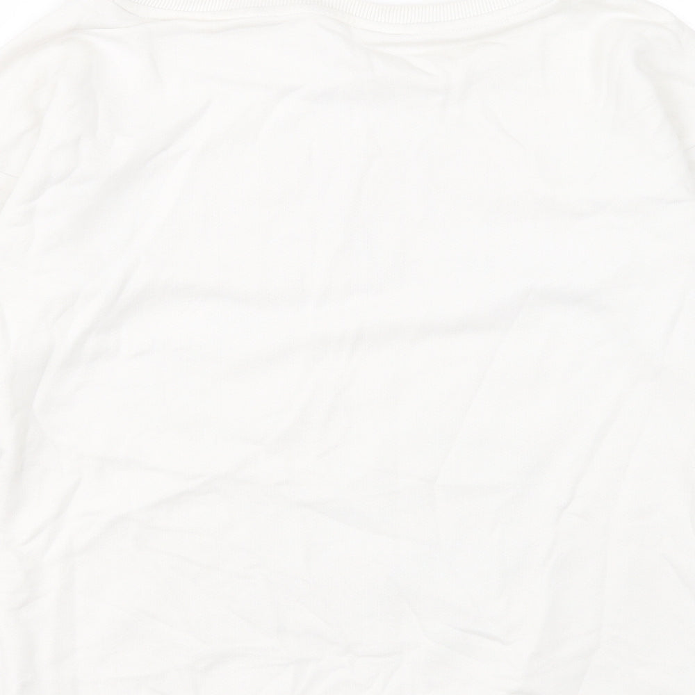 Womens UK Size 6 NEXT White Pullover Sweatshirt