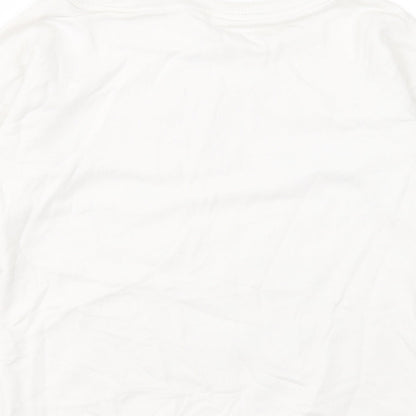 Womens UK Size 6 NEXT White Pullover Sweatshirt