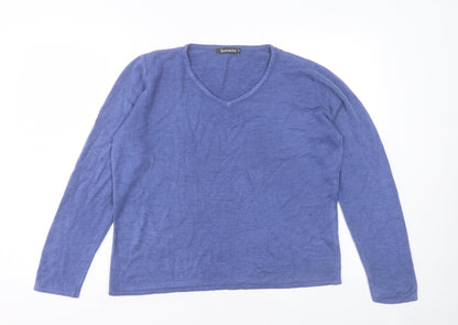 Womens UK Size M Bonmarché Purple Pullover Jumper