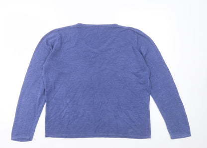 Womens UK Size M Bonmarché Purple Pullover Jumper