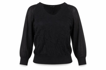 Womens UK Size XS French Connection Black Pullover Jumper