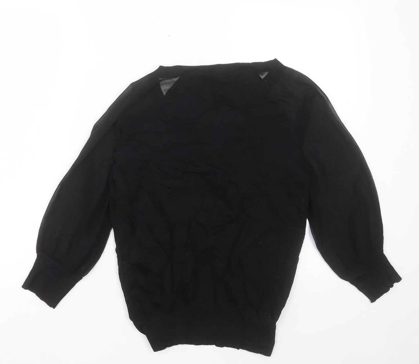Womens UK Size XS French Connection Black Pullover Jumper