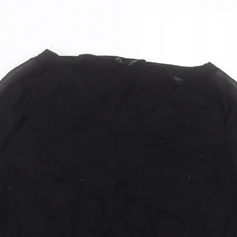 Womens UK Size XS French Connection Black Pullover Jumper