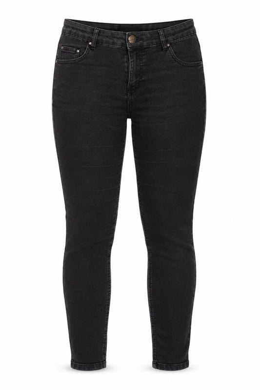Select Womens Black Cotton Skinny Jeans Size 10 L27 in Regular Zip