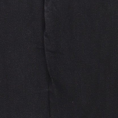 Select Womens Black Cotton Skinny Jeans Size 10 L27 in Regular Zip