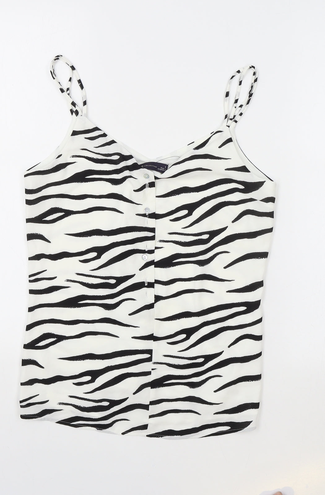 Womens UK Size 6 M&S White Camisole Tank