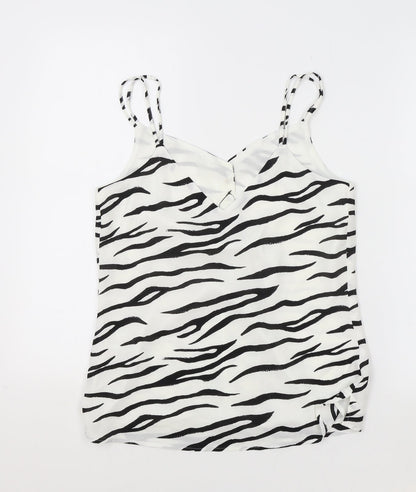 Womens UK Size 6 M&S White Camisole Tank
