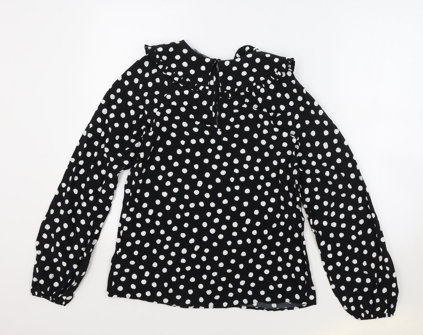 Womens UK Size 6 Marks and Spencer Black Basic Blouse