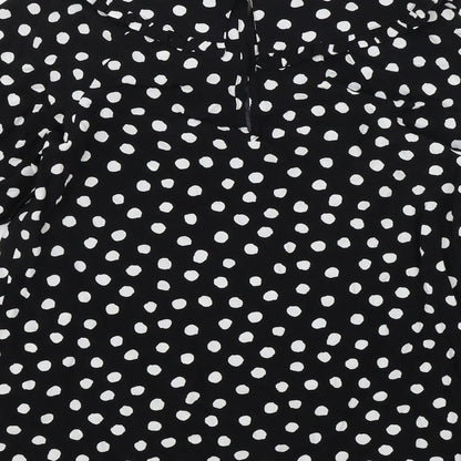 Womens UK Size 6 Marks and Spencer Black Basic Blouse