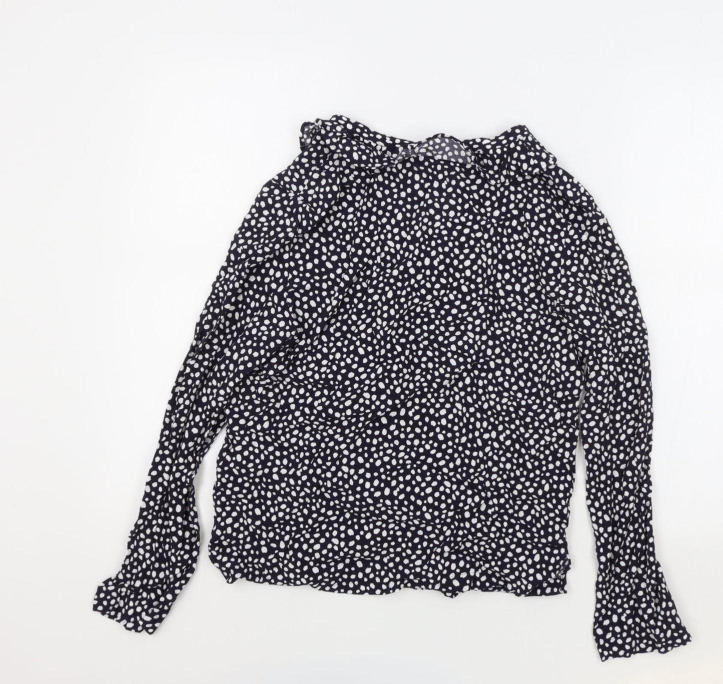 Womens UK Size 6 Marks and Spencer Black Basic Blouse