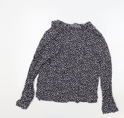 Womens UK Size 6 Marks and Spencer Black Basic Blouse