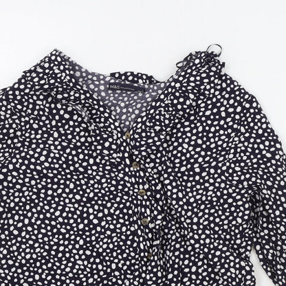 Womens UK Size 6 Marks and Spencer Black Basic Blouse