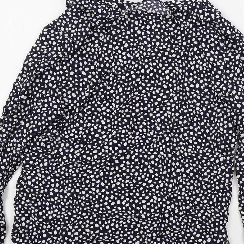 Womens UK Size 6 Marks and Spencer Black Basic Blouse