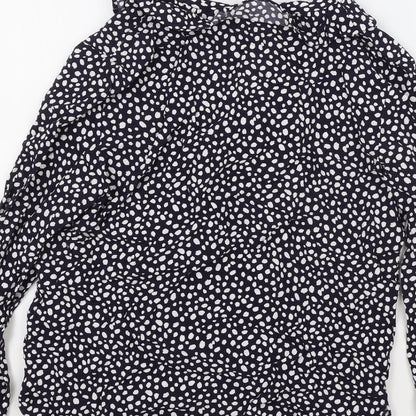 Womens UK Size 6 Marks and Spencer Black Basic Blouse