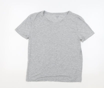Womens UK Size 6 Marks and Spencer Grey Jersey T-Shirt