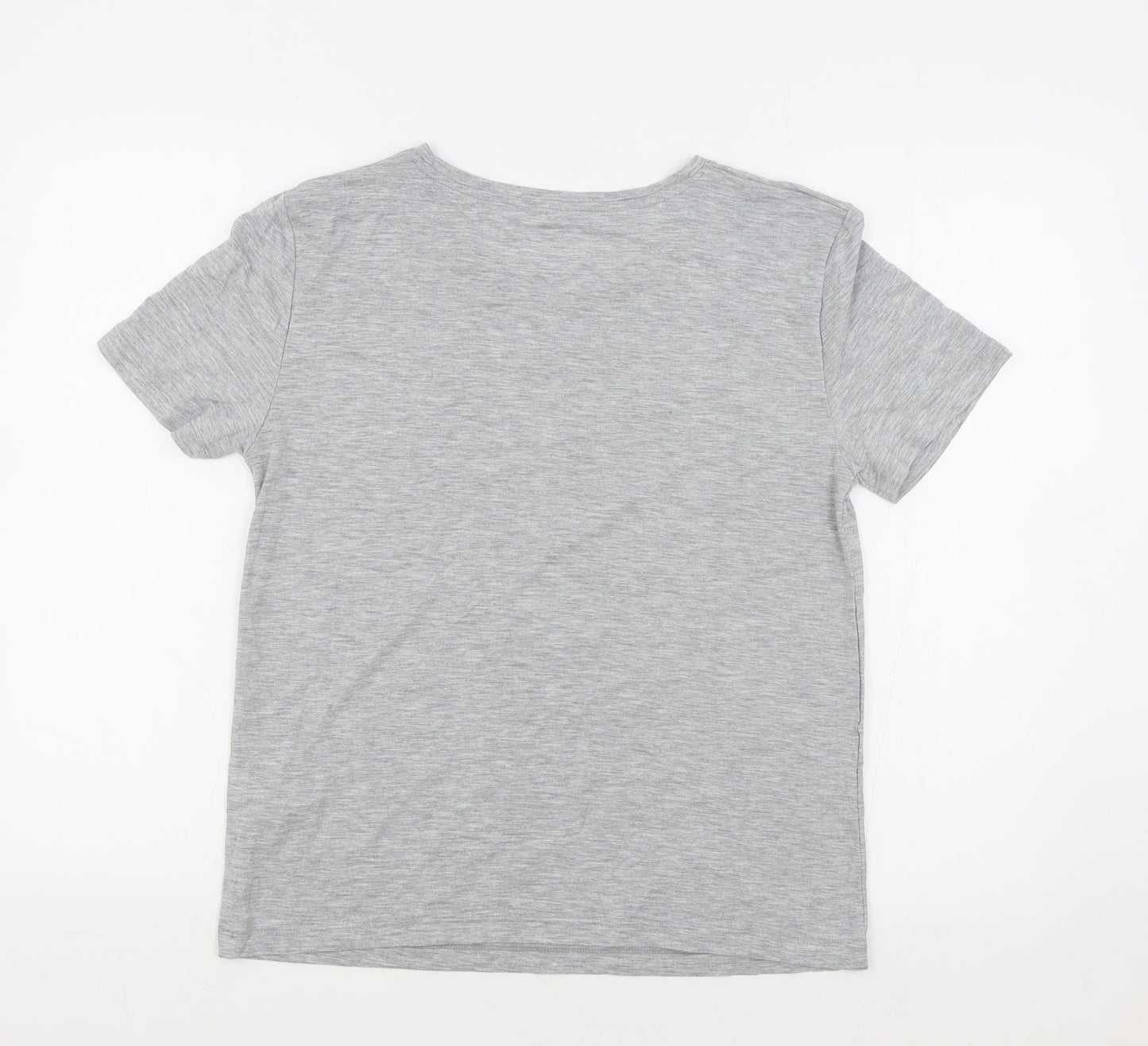 Womens UK Size 6 Marks and Spencer Grey Jersey T-Shirt
