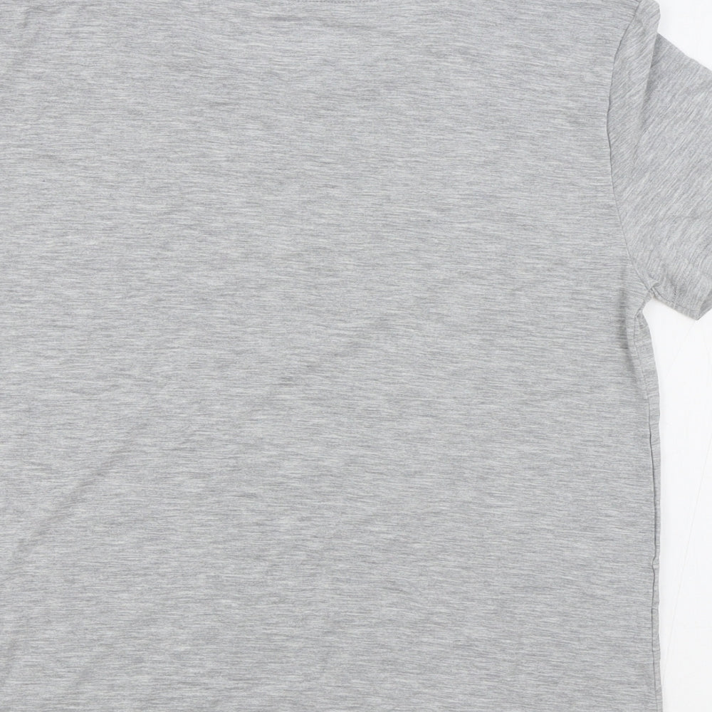 Womens UK Size 6 Marks and Spencer Grey Jersey T-Shirt