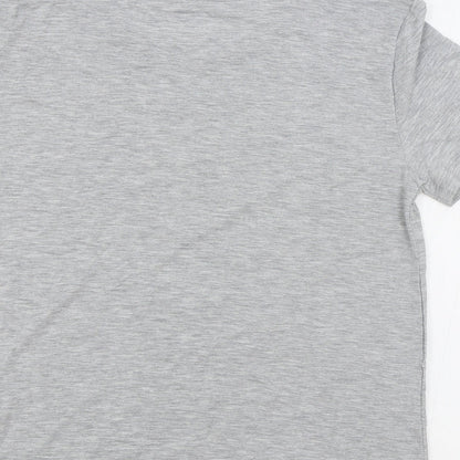 Womens UK Size 6 Marks and Spencer Grey Jersey T-Shirt