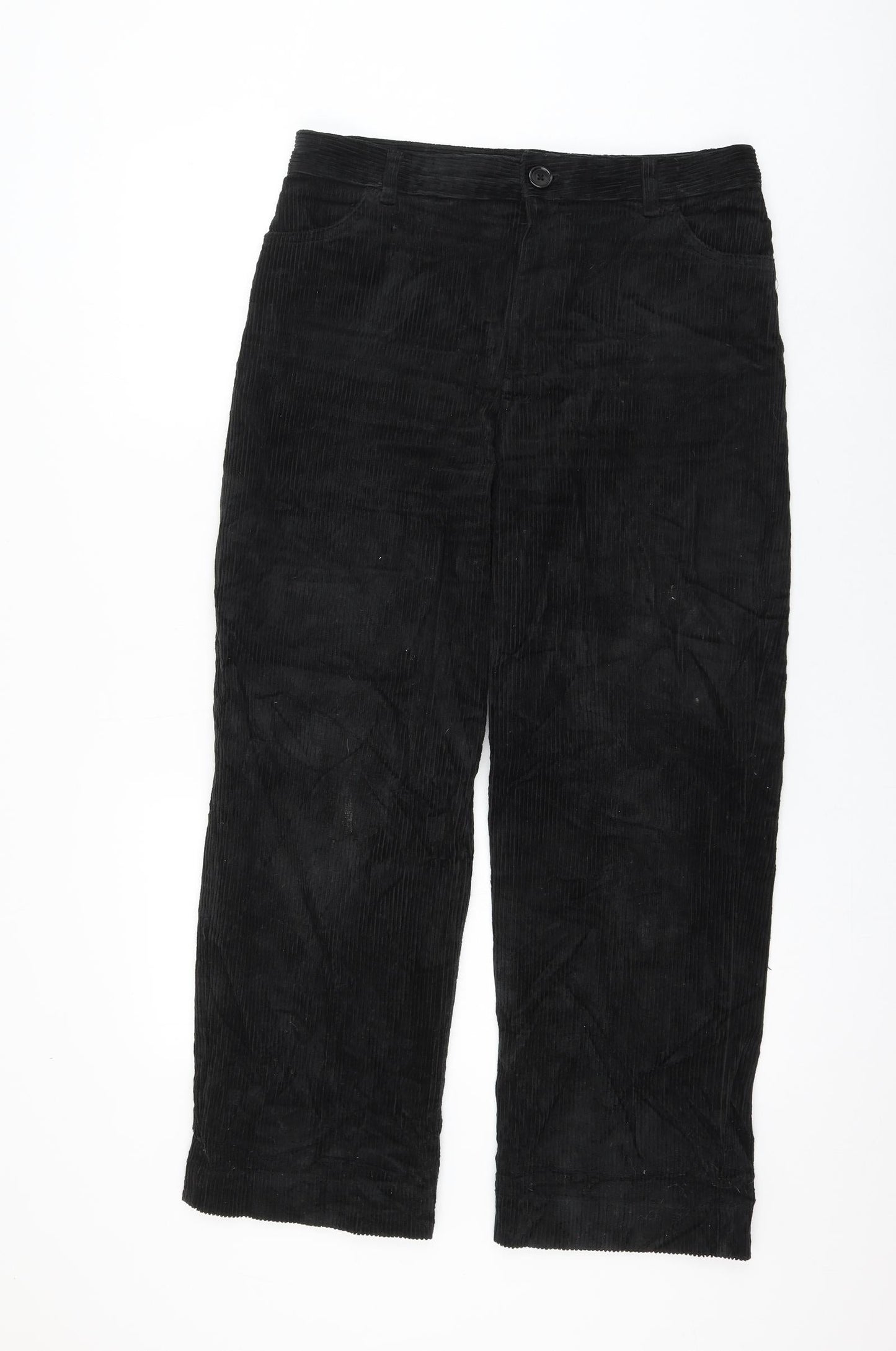 Womens UK Size 12 Monki Regular Fit  Black Trousers