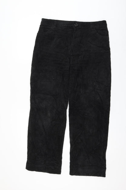 Womens UK Size 12 Monki Regular Fit  Black Trousers