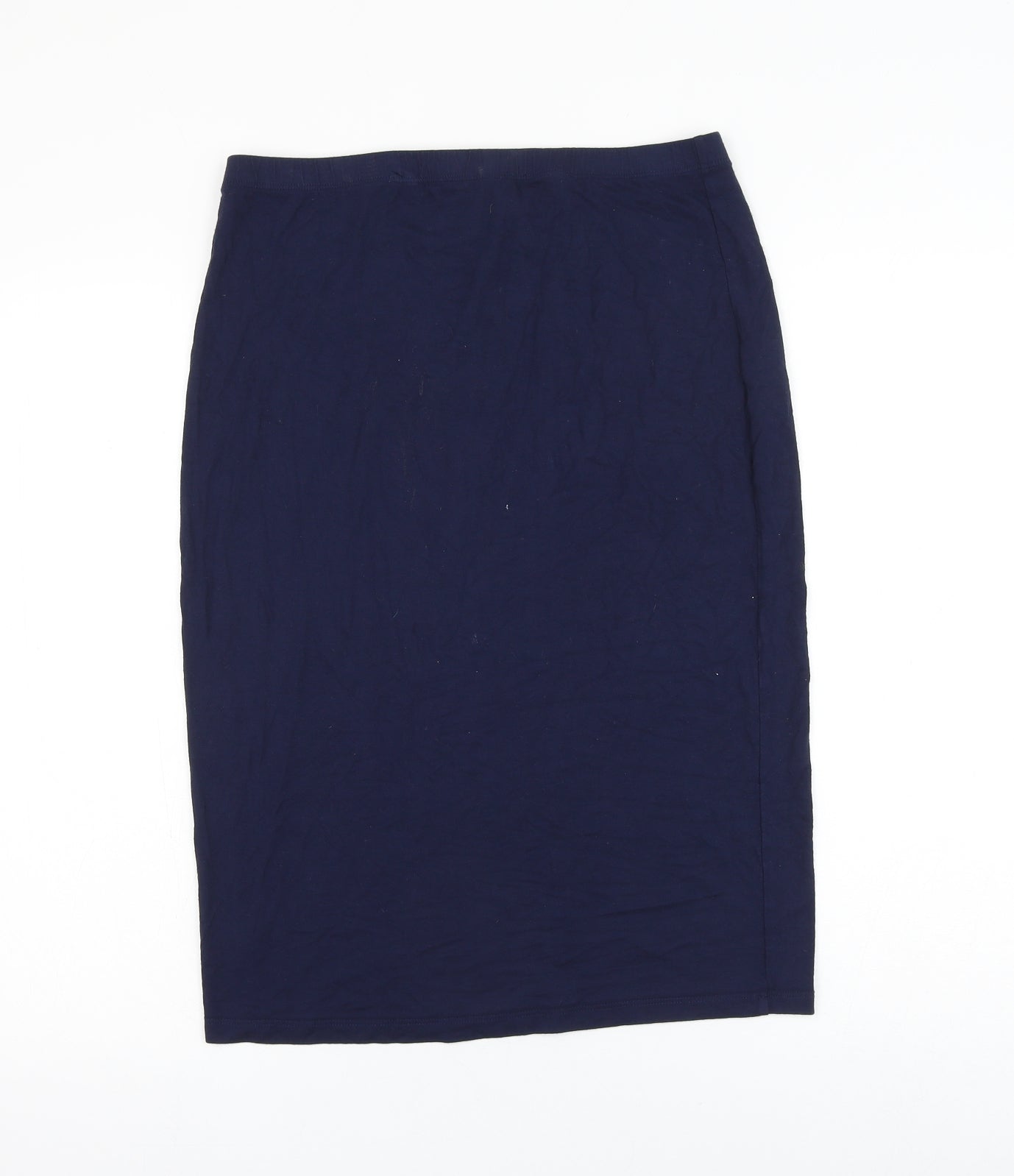 Capsule Womens Blue Polyester Straight & Pencil Skirt Size 30 in