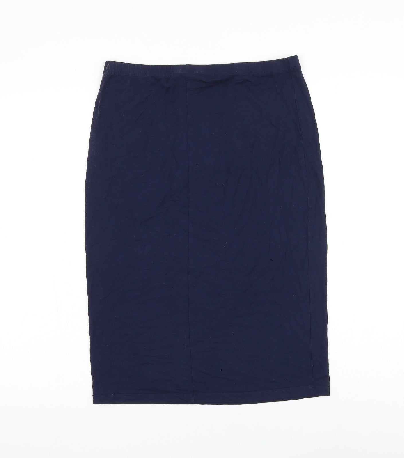 Capsule Womens Blue Polyester Straight & Pencil Skirt Size 30 in